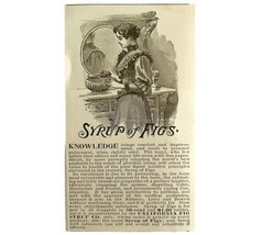 Syrup Of Figs Digestive Medicine 1894 Advertisement Victorian Laxative 2 ADBN1z - £11.84 GBP
