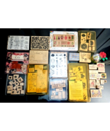Large Lot 150 Pieces Rubber Stamps Sets. stampin up,etc, Vintage  1992-2... - $139.44 CAD