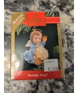 Hallmark Keepsake Ornament Starlight Angel Magic Light 1990 - $4.95