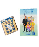 Vintage Continental Air Lines Welcome Aboard Puzzle and Game NEW Origina... - $12.86