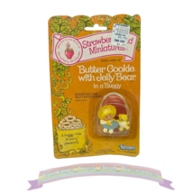 STRAWBERRYLAND MINIATURES BUTTER COOKIE JELLY BEAR IN BUGGY STRAWBERRY S... - $25.65