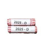 2025-D Lincoln Shield Penny New Uncirculated OBW (5) ROLLS - $48.45
