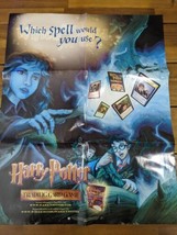 Harry Potter Trading Card Game Wizards Of The Coast Retailer Poster 22&quot; X 27 3/4 - £157.96 GBP