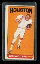 Vintage 1965 Topps Football Trading Card #74 Lawrence Elkins Houston Oilers - £7.60 GBP