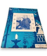 Vintage 1925 Sheet Music &quot;The Last Waltz With You&quot; by Jones &amp; Hare Rare ... - $189.87 MXN