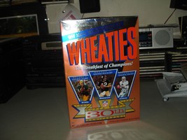 Wheaties Super Bowl 30th Anniversary Collector&#39;s Edition Box, SEALED, FU... - $9.89