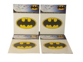 Set of 4 Simplicity Iron-On Transfer Batman Logos 4 3/4&quot; x 2 5/8&quot; - £6.31 GBP