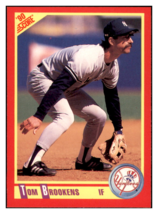 1990 Score Tom Brookens   New York Yankees Baseball Card GMMGD - $10.06 MXN