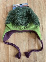 Marvel Kids Avengers Assemble Fleece Hulk Laplander Hat | Child Size 8+ 2013 NEW - £12.04 GBP