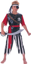 RUBIE&#39;S PIRATE KING BOY&#39;S HALLOWEEN COSTUME CHILD SIZE MEDIUM (8-10) 881040 - $343.99 MXN