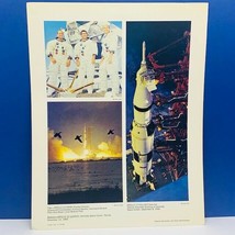 Official Nasa photograph 1970 print photo Apollo 12 astronaut Charles Conrad vtg - £14.00 GBP