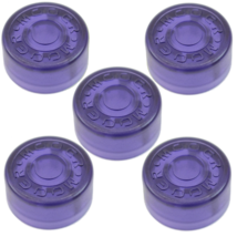 Mooer Candy Footswitch Pedal Stompbox Plastic Toppers 5-Pack PURPLE Tran... - £6.92 GBP