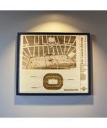Joe Louis Arena Detroit Hockey Stadium Vintage Seating Chart Wall Art, B... - €29,24 EUR