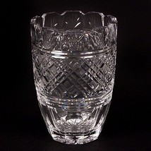 Waterford Crystal 8&quot; Vase Beautiful Design, Fluted Edge, Great Condition! - £140.17 GBP