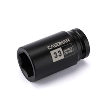 CASOMAN 3/4&quot; Drive X 33 Mm Deep 6 PT Impact Socket, CR-MO, 3/4-Inch Drive 6 Poin - $19.53