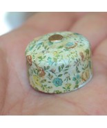 Dollhouse Mini Floral Metal Lid Dome Shaped 1&quot; dia x 1-12&quot; - $11.88