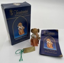 Fontanini 5” Collection Little Shepherd Angel &amp; Story Card #43529 Roman Inc 1998 - £14.80 GBP