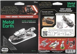 Star Wars First Order Treadspeeder Metal Earth 3D Laser Cut Steel Model Kit NEW - £13.58 GBP