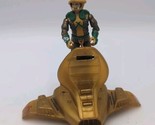 Vintage GI Joe 1986 Serpentor Cobra Emperor &amp; Air Chariot Incomplete  - $48.37