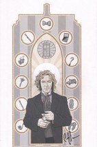 Signed Christopher Herndon Doctor Who Art Print ~ 8th Paul McGann - £23.34 GBP