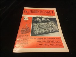 Workbasket Magazine May 1951 Crochet Rose Design Pillow Slips, Knit Girl&#39;s Dress - £4.70 GBP