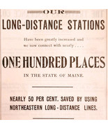 1906 Northwestern Automatic Telephone Company Advertisement Portland Mai... - $34.17 CAD