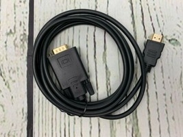 HDMI to VGA Gold Plated 1080P HDMI Male to VGA Male Adapter Cable Universal 6 FT - £11.14 GBP