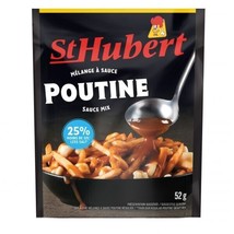 24 x St-Hubert Poutine Gravy Mix With 25% Less Salt Seasoning 52g Each - $40.64
