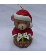 1986 GIFTCO  CHRISTMAS BEAR BELL ORNAMENT - £10.12 GBP