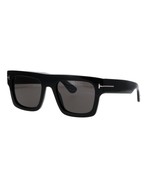 Tom Ford Sunglasses FT0711 01A 53mm Black / Grey Lens - $4,757.16 MXN