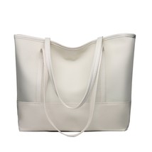 Fashion Exquisite Shopping Bag Big Capacity Top-handle Tote Splicing Daily Women - £20.88 GBP