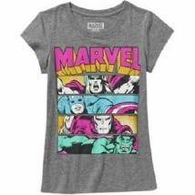 Marvel Hulk Thor Avenger&#39;s Top T-Shirt Sizes XS 4-5  ,S 6-6X ,L 10-12 NWT - $8.39