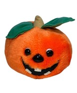 Russ Jack-O-Lantern Pumpkin Plush Stuffed Animal Fall Halloween Vintage - $8.91