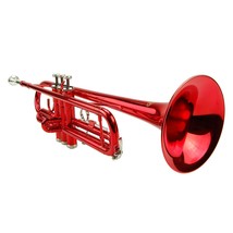 Student Bb Standard Trumpet with Case - Red - £133.67 GBP