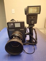 Polaroid 600SE Instant Film Camera Mamiya 127mm f4.7 Lens Untested - $287.09