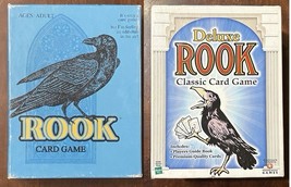 2x Lot: Parker Brothers Rook &amp; Deluxe Rook Card Game Complete - Barely U... - $18.53