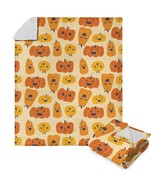 Funky Pumpkins Silk Touch Sherpa Throw Blanket 50X60 Inches - €60,47 EUR