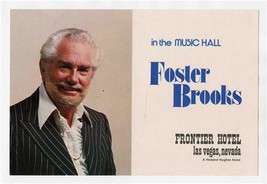 Foster Brooks Postcard Frontier Hotel Las Vegas Nevada 1978 - £14.01 GBP