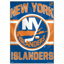 NEW YORK ISLANDERS LOGO 28&quot;X40&quot; FLAG/BANNER NEW &amp; OFFICIALLY LICENSED - £16.63 GBP