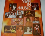 The Year In Music Hardbound Book By Glassman Vintage 1978 With Dust Cover - $19.99