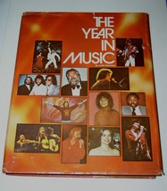 The Year In Music Hardbound Book By Glassman Vintage 1978 With Dust Cover - £15.66 GBP