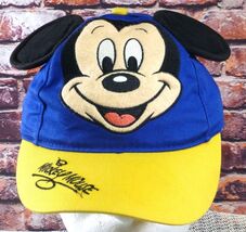 Disney Mickey Mouse Youth Cap W/ 3D Ears &amp; Yellow Brim - $11.40