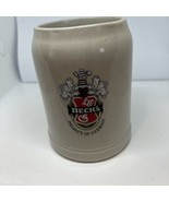 Beck&#39;s Birra Ceramica Tazza Stein Realizzato IN West Germania 532ml - $249.60 MXN