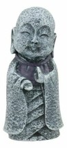 Ebros Japanese Namaste Praying Jizo Monk with Purple Bib Statue 4.75&quot; H Figurine - £13.79 GBP