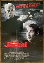 THE JACKAL (1997) Bruce Willis Vs. Richard Gere Double-Sided One-Sheet - £74.75 GBP