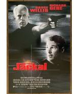 THE JACKAL (1997) Bruce Willis Vs. Richard Gere Double-Sided One-Sheet - $129.04 CAD