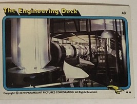 Star Trek 1979 Trading Card #43 Engineering Deck William Shatner - £1.53 GBP