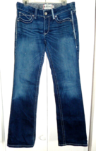 Ariat REAL Womens 30L (32 1/2x33 1/2&quot;) REAL Denim Jeans Dakota Boot Cut ... - $34.99