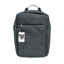 Backpack Lightweight Casual Solid Durable Backpack for Men and Women, (Black) - £21.22 GBP