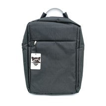 Backpack Lightweight Casual Solid Durable Backpack for Men and Women, (Black) - £20.31 GBP